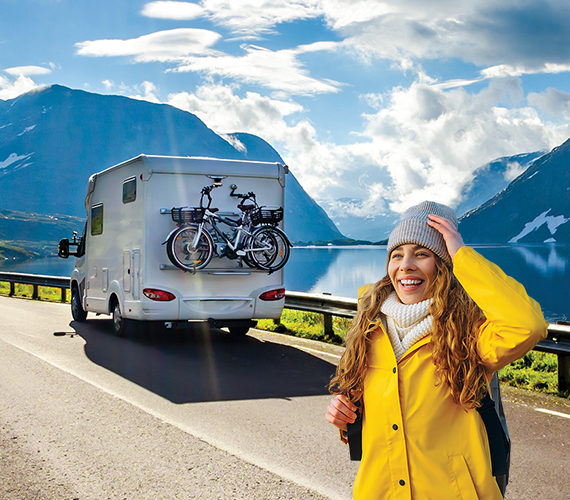 Camper met MAD Suspension Systems hulpluchtvering